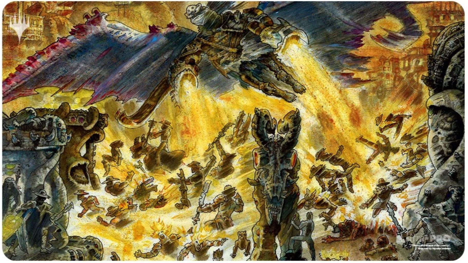 [677] MtG Playmat OTJ-V10 Pitiless Carnage