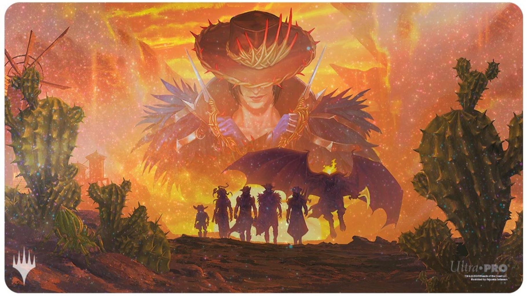 [680] MtG Playmat OTJ-Z Holofoil Outlaws of Thunder Junction