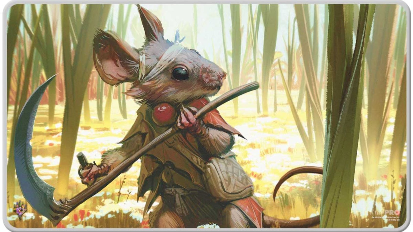 [718] MtG Playmat BLB-V9 Stitched Special Artist Swords to Plowshares