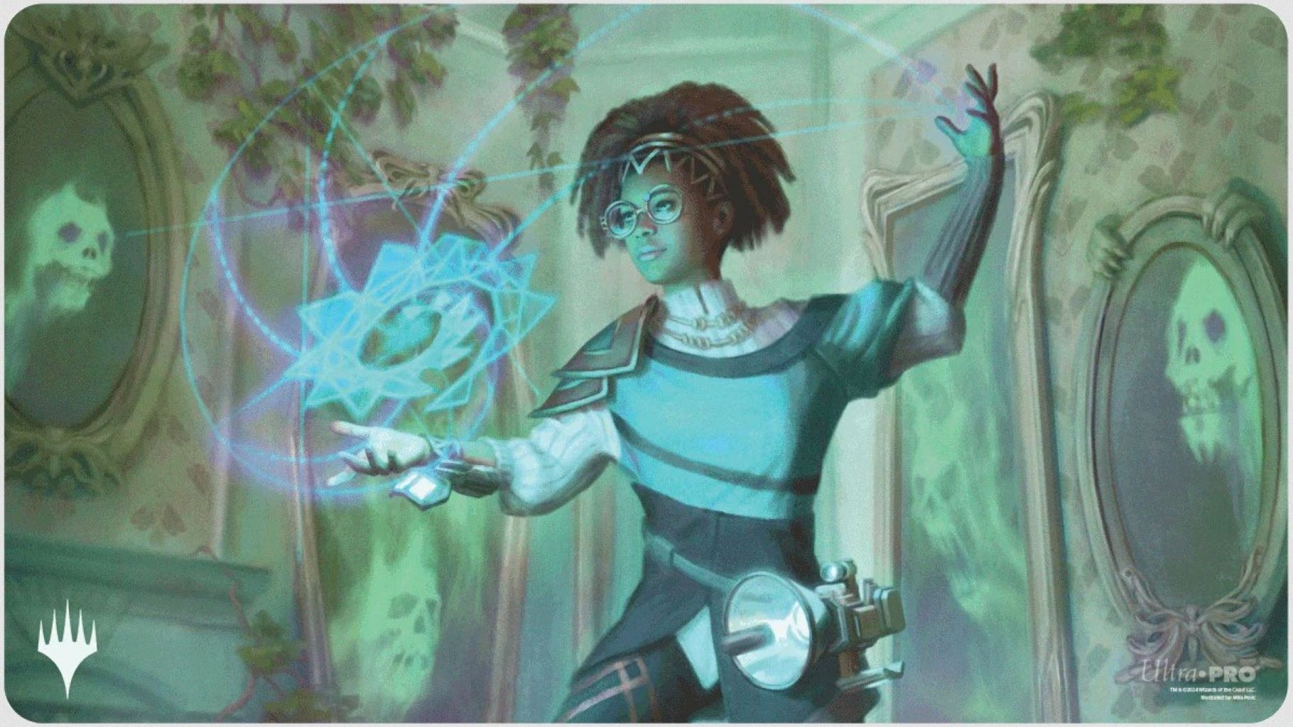 [723] MtG Playmat DSK-D Zimone, Mystery Unraveler