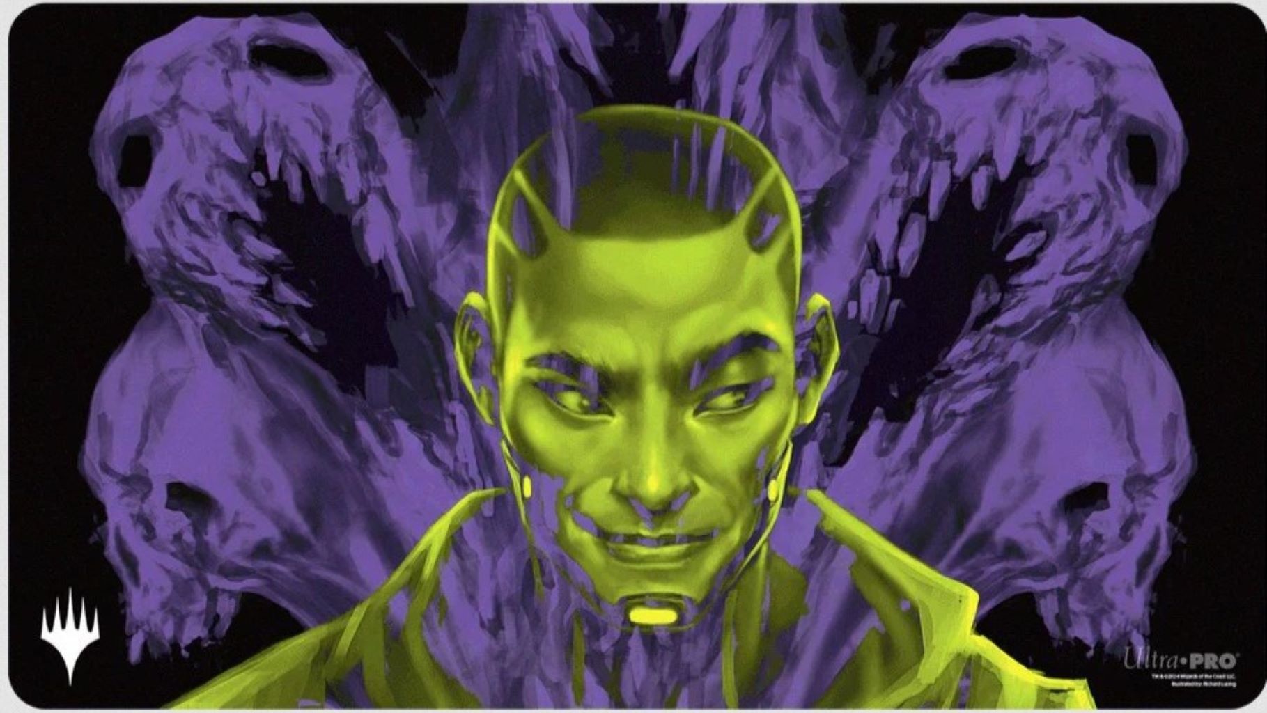 [724] MtG Playmat DSK-V1 Kaito, Bane of Nightmares