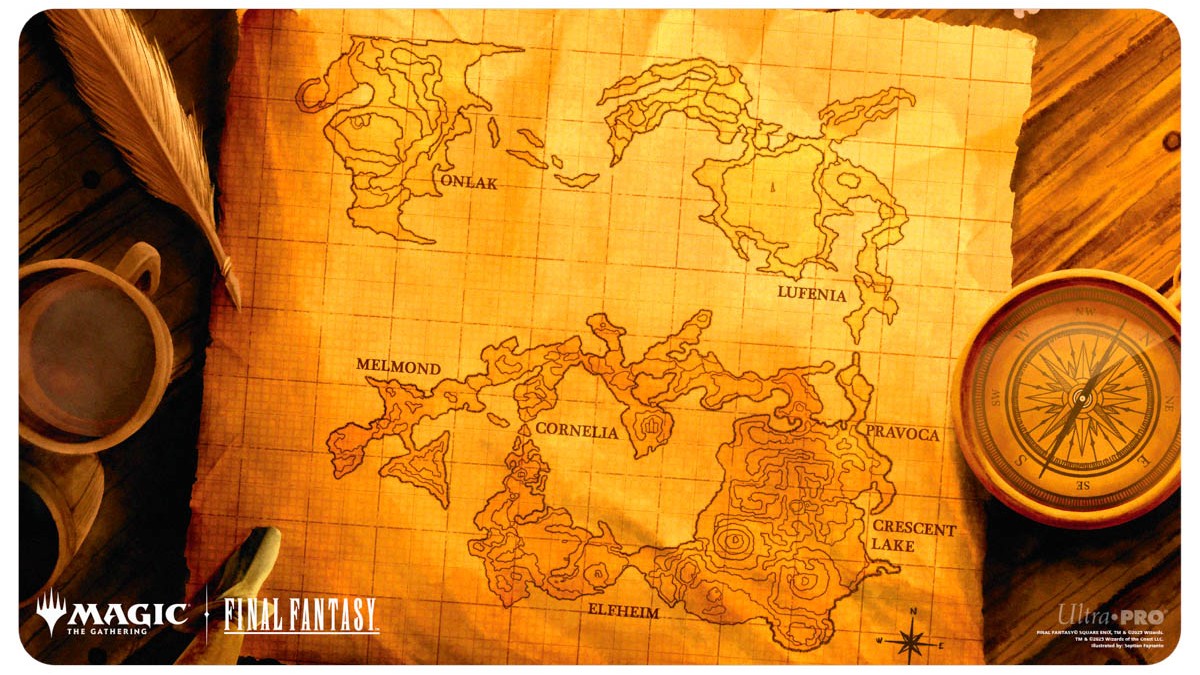 [754] MtG Playmat FIN-V9 World Map