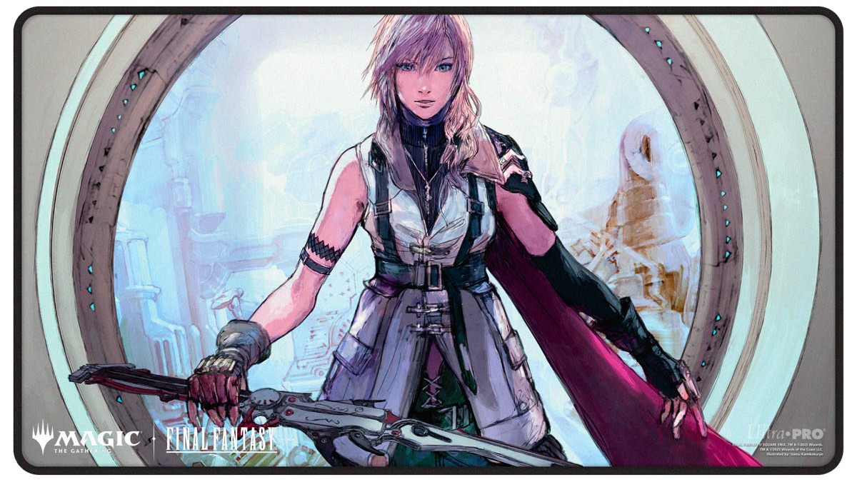 [765] MtG Playmat FIN-V20 Black Stitched Lightning, Army of One