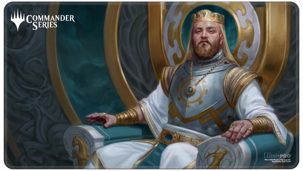 [6] MtG Playmat Holofoil Commander Series Kenrith, the Returned King