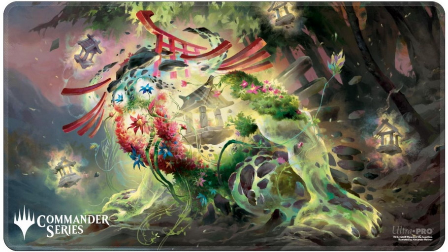 [7] MtG Playmat Holofoil Commander Series Playmat Go-Shintai of Life