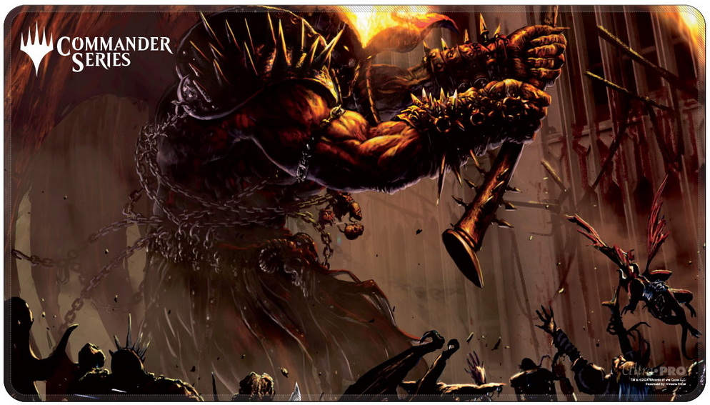 [10] MtG Playmat Commander Series Stitched Edge Playmat Rakdos