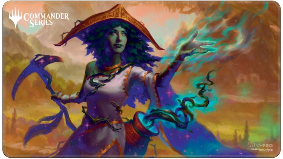[12] MtG Playmat Commander Series Stitched Edge Playmat Sythis, Harvest