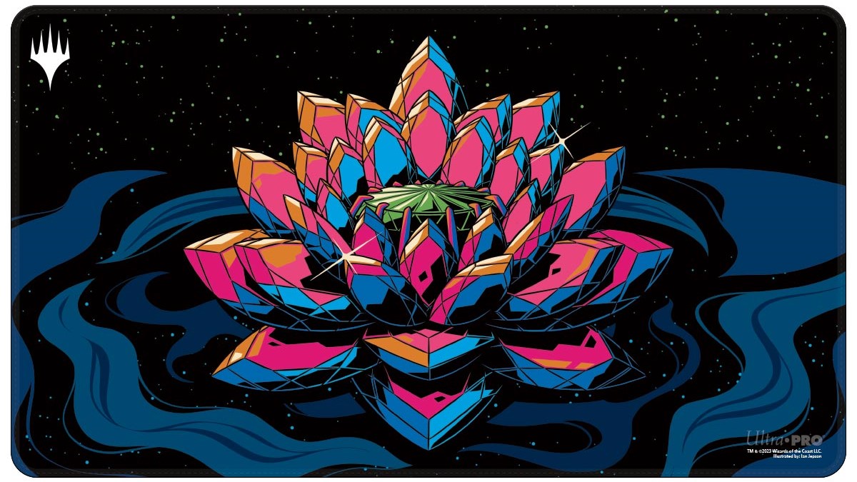 [593-f] MtG Playmat CMM Holofoil Jeweled Lotus