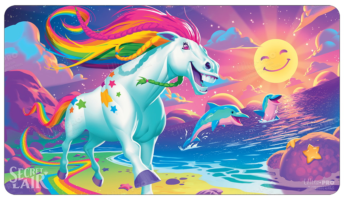 [SL16] MtG Playmat Secret Lair Winter 2023: Crested Sunmare