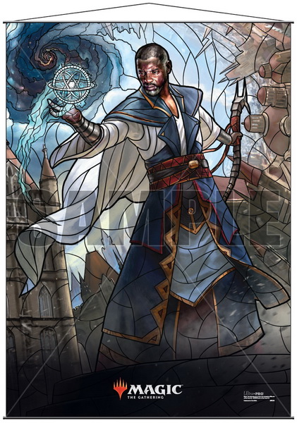 [14] MtG Wall Scroll - Stained Glass: Teferi