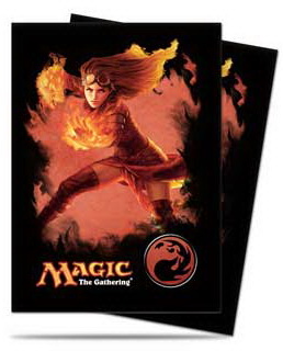 [64] MtG Sleeves G018 - Conf. 80 Sleeves Mana 4 Chandra
