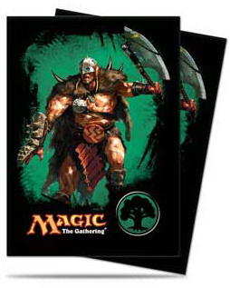 [65] MtG Sleeves G019 - Conf. 80 Sleeves Mana 4 Garruk