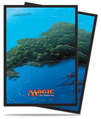 [151] MtG Sleeves G022 - Conf. 80 Sleeves Mana 5 Island