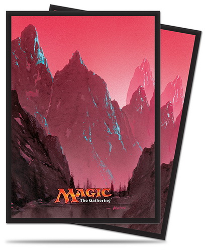 [153] MtG Sleeves G024 - Conf. 80 Sleeves Mana 5 Mountain