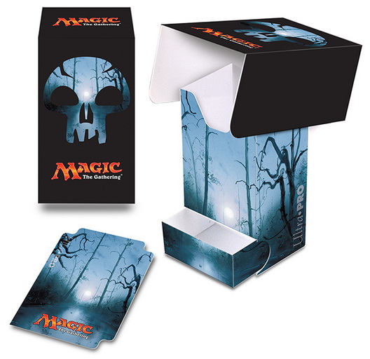 [16] MtG Deck Box with Tray - Mana 5 Swamp