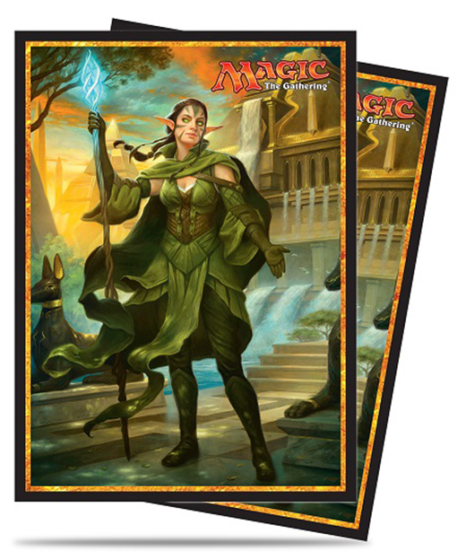 [159] MtG Sleeves AKH-04 Conf. 80 Sleeves Nissa