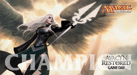 MTG Playmat Game Day Avacyn restored