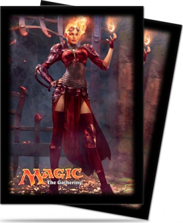 [89] MtG Sleeves M14-01 Conf. 80 Sleeves Chandra (verticale)