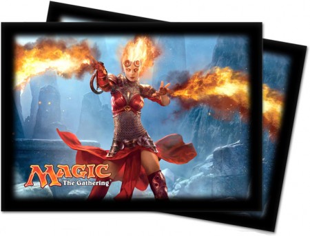 [90] MtG Sleeves M14-02 Conf. 80 Sleeves Chandra (orizzontale)