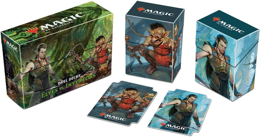 [20] MtG Deck Box Duel Decks Elves vs Inventors