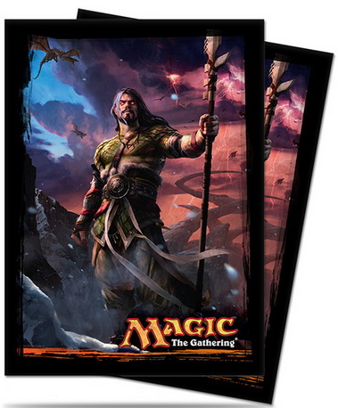 [113] MtG Sleeves DTK-02 Conf. 80 Sleeves Sarkhan Unbroken
