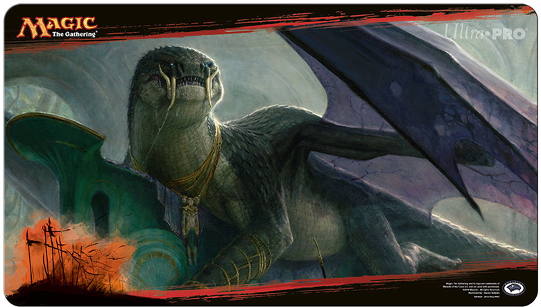 [162] MtG Playmat DTK-3 Dragonlord Silumgar