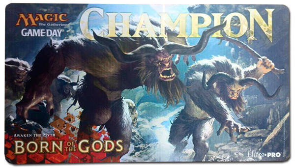 MTG Playmat Game Day Born of the Gods