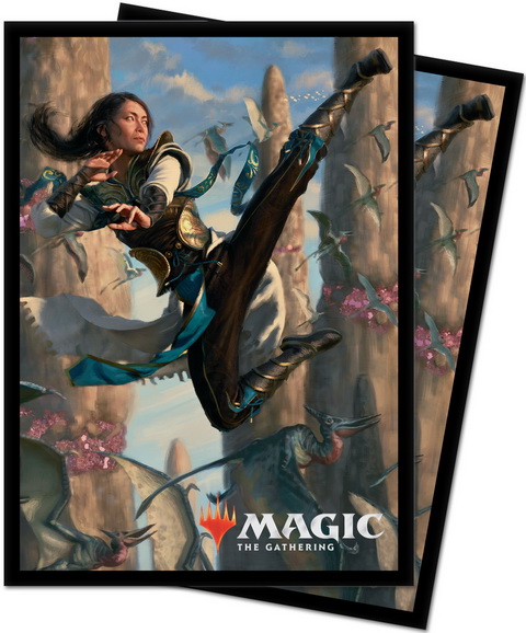[85] MtG Sleeves IKO-V3 Conf. 100 Sleeves Narset of the Ancient Way