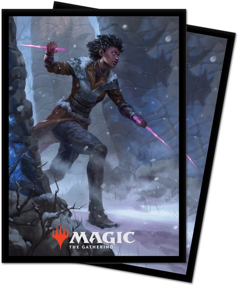 [106] MtG Sleeves KHM-V5 Conf. 100 proteggicard Kaya the Inexorable