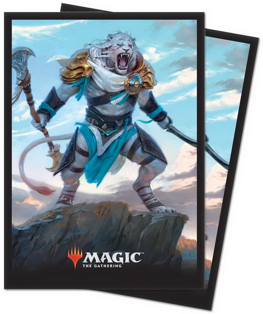 [179] MtG 80 Sleeves M19-V1 Conf. 80 Sleeves Ajani, Adversary of Tyrants