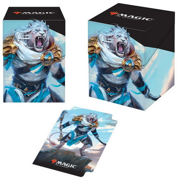 [29] MtG PRO-100+ Deck Box M19-V1 Ajani, Adversary of Tyrants