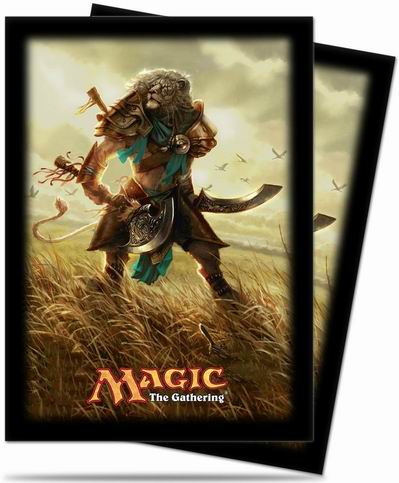 [96] MtG Sleeves NYX-01 Conf. 80 Sleeves Ajani, Mentor of Heroes