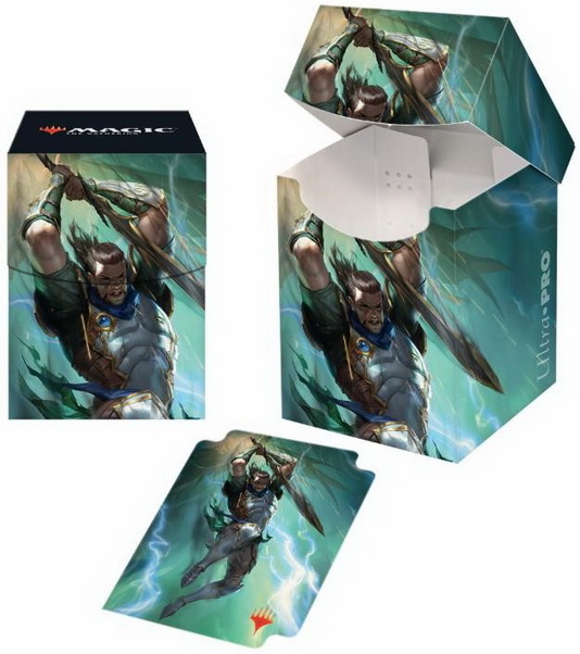 [65] MtG PRO-100+ Deck Box WAR-V1 Gideon Blackblade