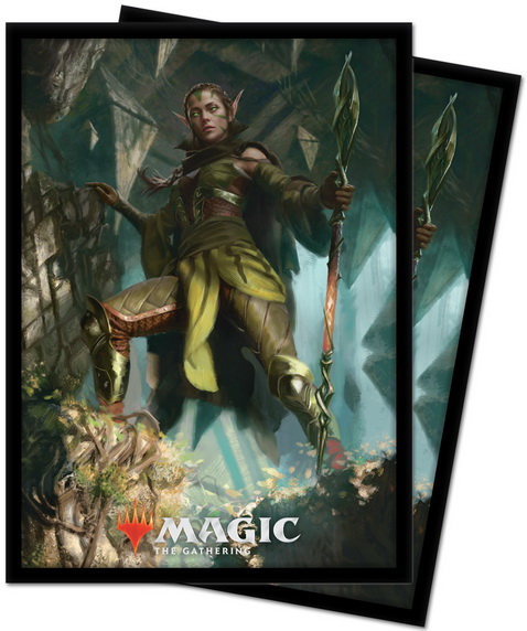 [99] MtG Sleeves ZNR-V3 Conf. 100 Sleeves Nissa of Shadowed Boughs