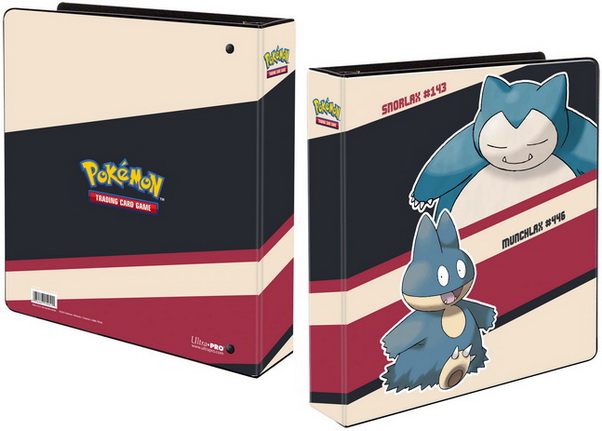 [28] Pokémon Album a 3 Anelli Ultra-PRO Snorlax & Munchlax