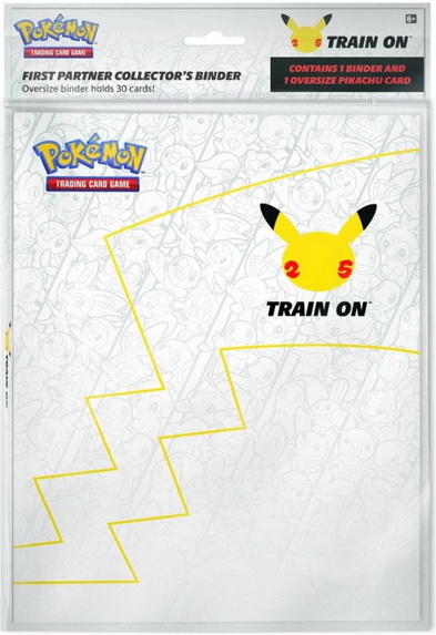 25th Anniversary ENG - Oversized Card Binder + Promo Card Jumbo Pikachu 58/102 (english)