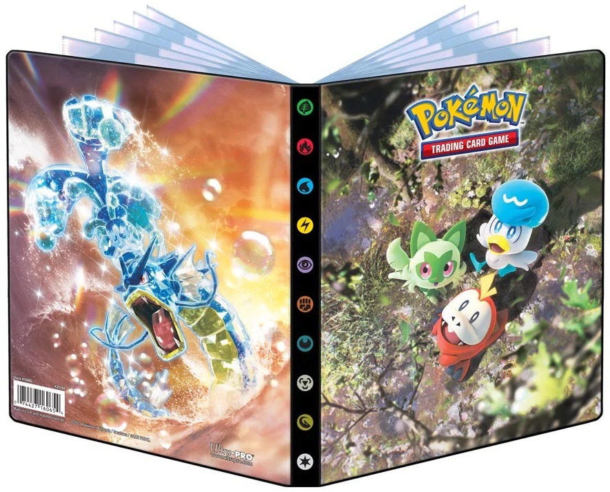 [114] Pokémon UP Album Portfolio 4 tasche/10 fogli + 1 tasca/2 fogli Scarlatto e Vioetto / Scarlett & Violett