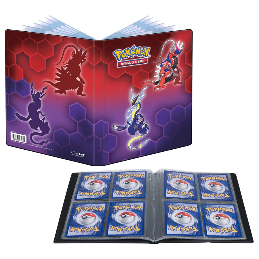 [117] Pokémon UP Album Portfolio 4 tasche/10 fogli + 1 tasca/2 fogli Koraidon & Miraidon
