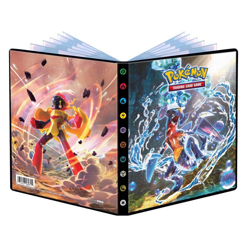 [120] Pokémon UP Album Portfolio 4 tasche/10 fogli + 1 tasca/2 fogli Paradosso Temporale / Paradox Rift