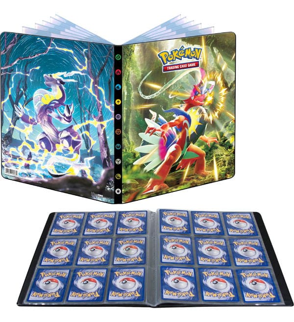 [97] Pokémon UP Album Portfolio 9 tasche/14 fogli Scarlatto e Violetto / Scarlett & Violett