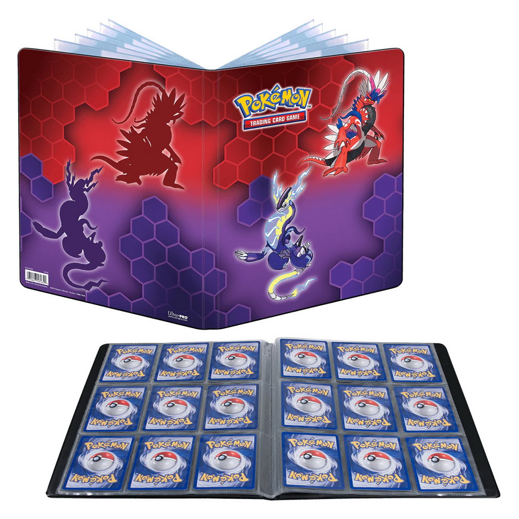 [100] Pokémon UP Album Portfolio 9 tasche/10 fogli Koraidon & Miraidon