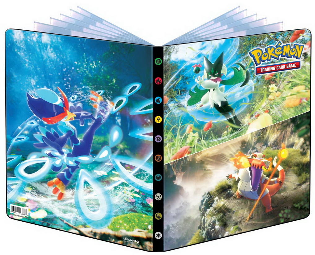 [101] Pokémon UP Album Portfolio 9 tasche/14 fogli Evoluzioni a Paldea / Paldea Evolved