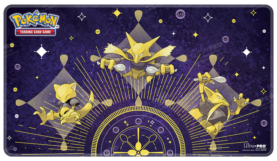 [34] Pokémon Playmat Ultra-PRO Abra Stitched