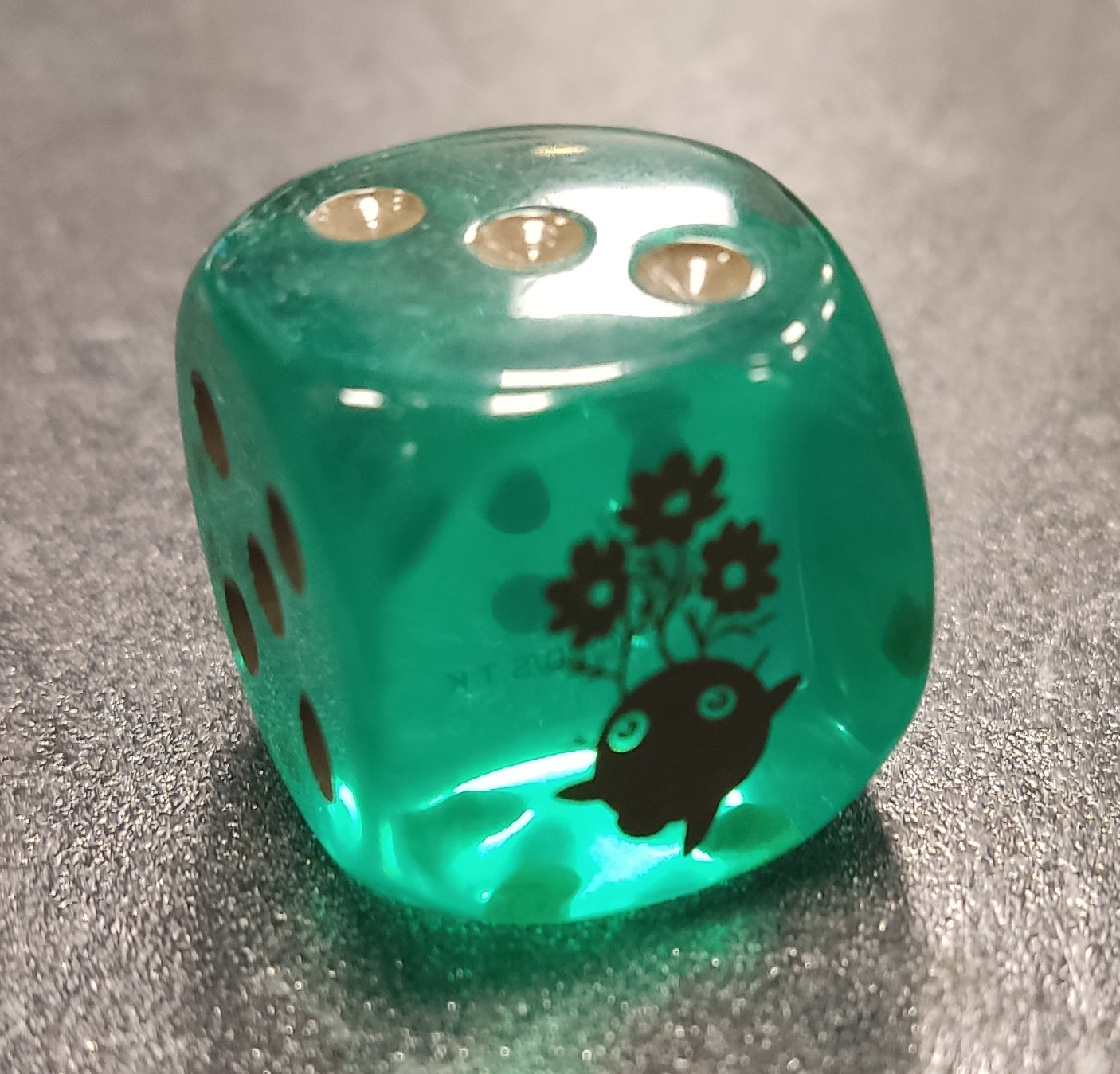 [11] YuGiOh! - Dado D6 HAC1 Green Naturia