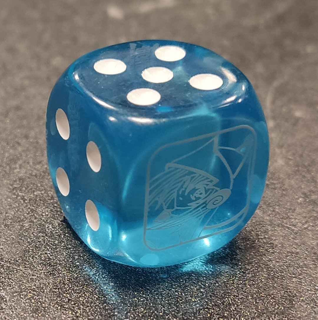[19] YuGiOh! - Dado D6 LDS3 Light Blue Dark Magician Girl (Limited Edition)