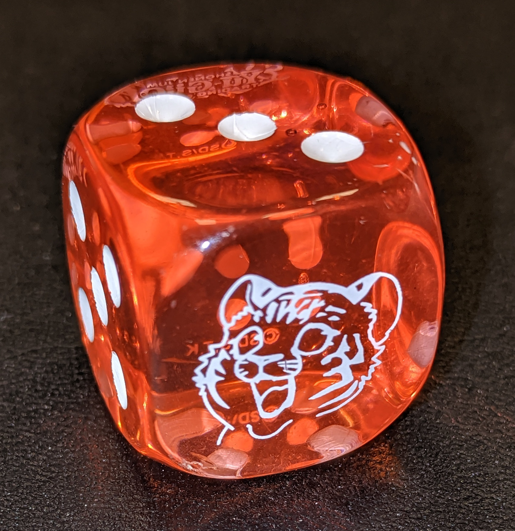 [5] YuGiOh! - Dado D6 LDS2 Orange Amazoness Baby Tiger