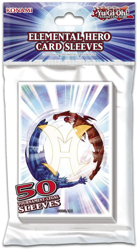 [25] YuGiOh! - Confezione 50 Sleeves Elemental Hero