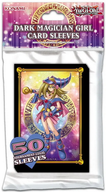 [26] YuGiOh! - Confezione 50 Sleeves Dark Magician Girl