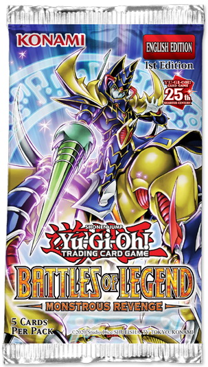 Battles of Legend: Monstrous Revenge ENG - Bustina 1st Edition (5 carte per bustina)