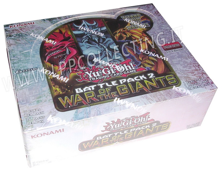Box 36 bustine Battle Pack: War of the Giants - 1a Edizione
